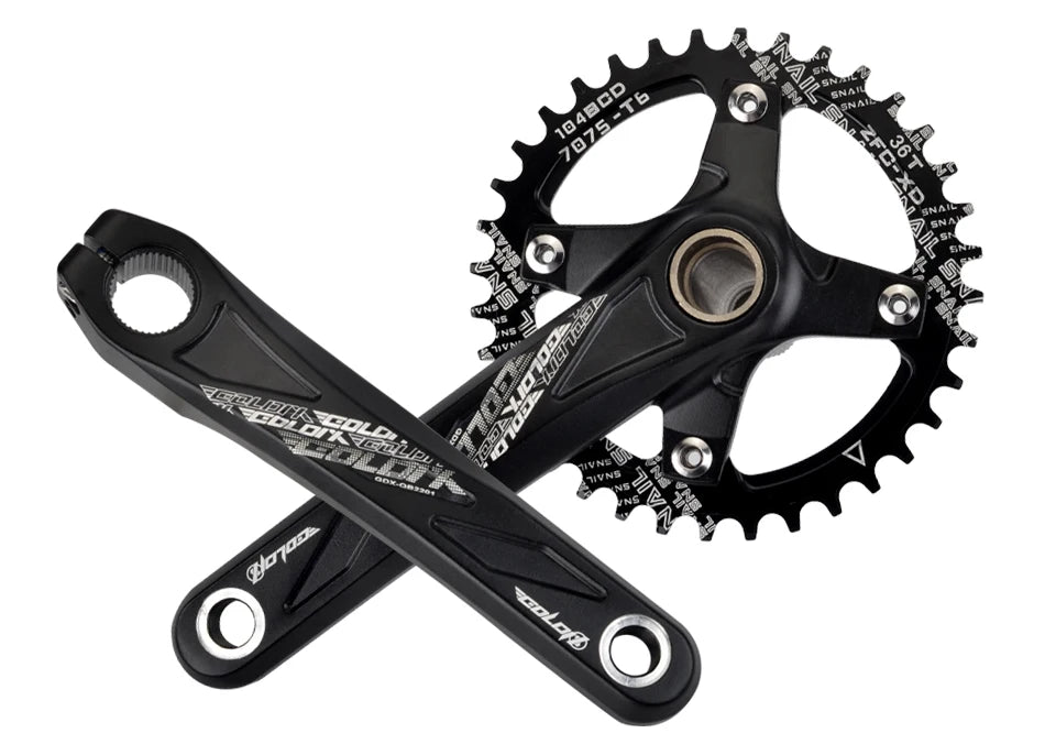GOLDIX MTB Crankset 104BCD – 10/11/12-speed | BSA BB68 incl. | 170/175mm | 668g | Aluminum