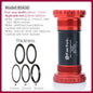 KACTUS Bicycle Bottom Bracket BSA Thread Kit Road MTB Bike Frame 68/73 for Axis 24/22 and 29/30mm for Shimano/SRAM GXP Crankset