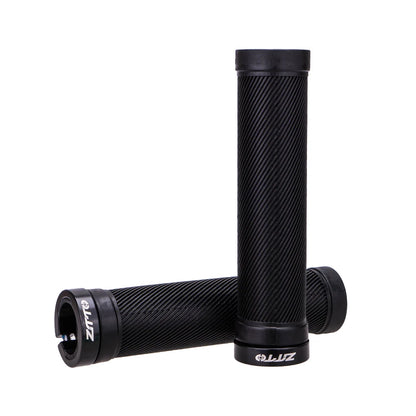 ZTTO 1 paire de poignées AG40 VTT pour vélo à pignon fixe, poignée verrouillable antidérapante, guidon antichoc en caoutchouc, pièces de poignées de vélo