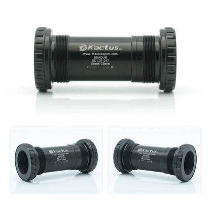 KACTUS Bicycle Bottom Bracket BSA Thread Kit Road MTB Bike Frame 68/73 for Axis 24/22 and 29/30mm for Shimano/SRAM GXP Crankset