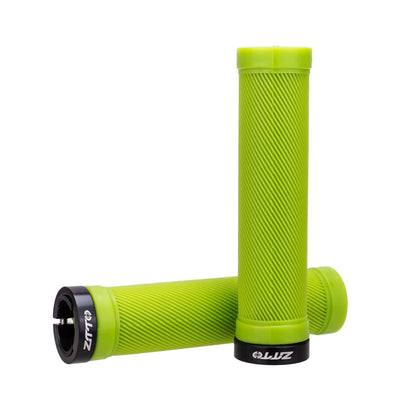 ZTTO 1 paire de poignées AG40 VTT pour vélo à pignon fixe, poignée verrouillable antidérapante, guidon antichoc en caoutchouc, pièces de poignées de vélo