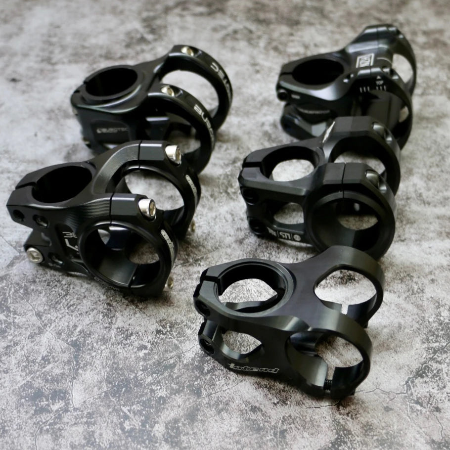 TITEL MTB ST1 Power-Vorbau Fahrrad-Boden-Hang-Lenkerstütze 31.8 35 Kaliber ist geeignet für Straßenautos in All-Terrain-Gebirgen