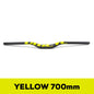 Guidon VTT ULLICYC 3K Carbone Intégral Plat/Rise Guidon Vélo Carbone Pièces VTT Jaune Fluo 31.8*580-740mm
