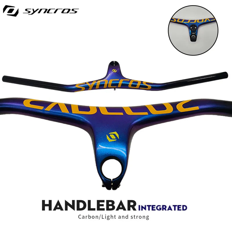 Syncros integriertes Cockpit Carbon Lenker für Mountainbike MTB Fahrradteile 28,6 mm Durchmesser 680-800 mm Breite