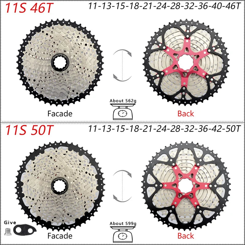 SHIMANO DEORE M5100 1X11Speed Groupset RAPIDFIRE PLUS Shifting Lever Rear Derailleur Sunshine MTB Bike Cassette 46T 50T 52T