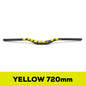 Guidon VTT ULLICYC 3K Carbone Intégral Plat/Rise Guidon Vélo Carbone Pièces VTT Jaune Fluo 31.8*580-740mm