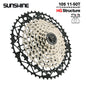SUNSHINE Ultralight Bicycle Cassette Freewheel Carbon Steel Material 9/10/11/12/13 Speed HG Structure Sprocket for Mountain Bike