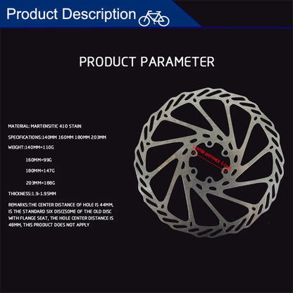 AVID Disc Brake Rotor 160mm 180mm 203mm Hydraulic Brake Rotors Heat Dissipation Road Mountain Bike Rotor Fit Shimano SRAM