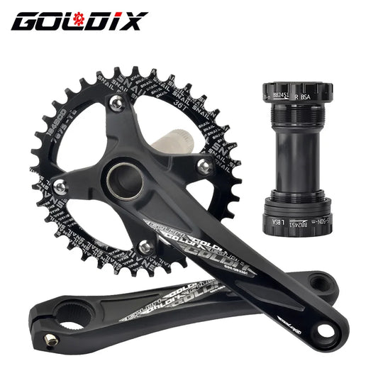 GOLDIX 104BCD MTB Crankset  32T/34T/36T/38T Narrow Wide