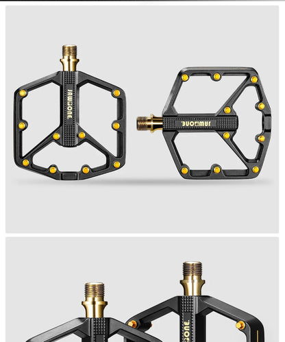 `JAWBONE MTB Flat Pedal | Aluminium 125x104mm CrMo Achse – Trail & Enduro`