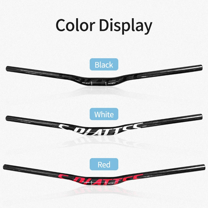 3K Carbonfaser-Lenker für Mountainbike, Riser Bar, 720mm, Rennradlenker, Ultraleicht T700 Schwarz, H002A272