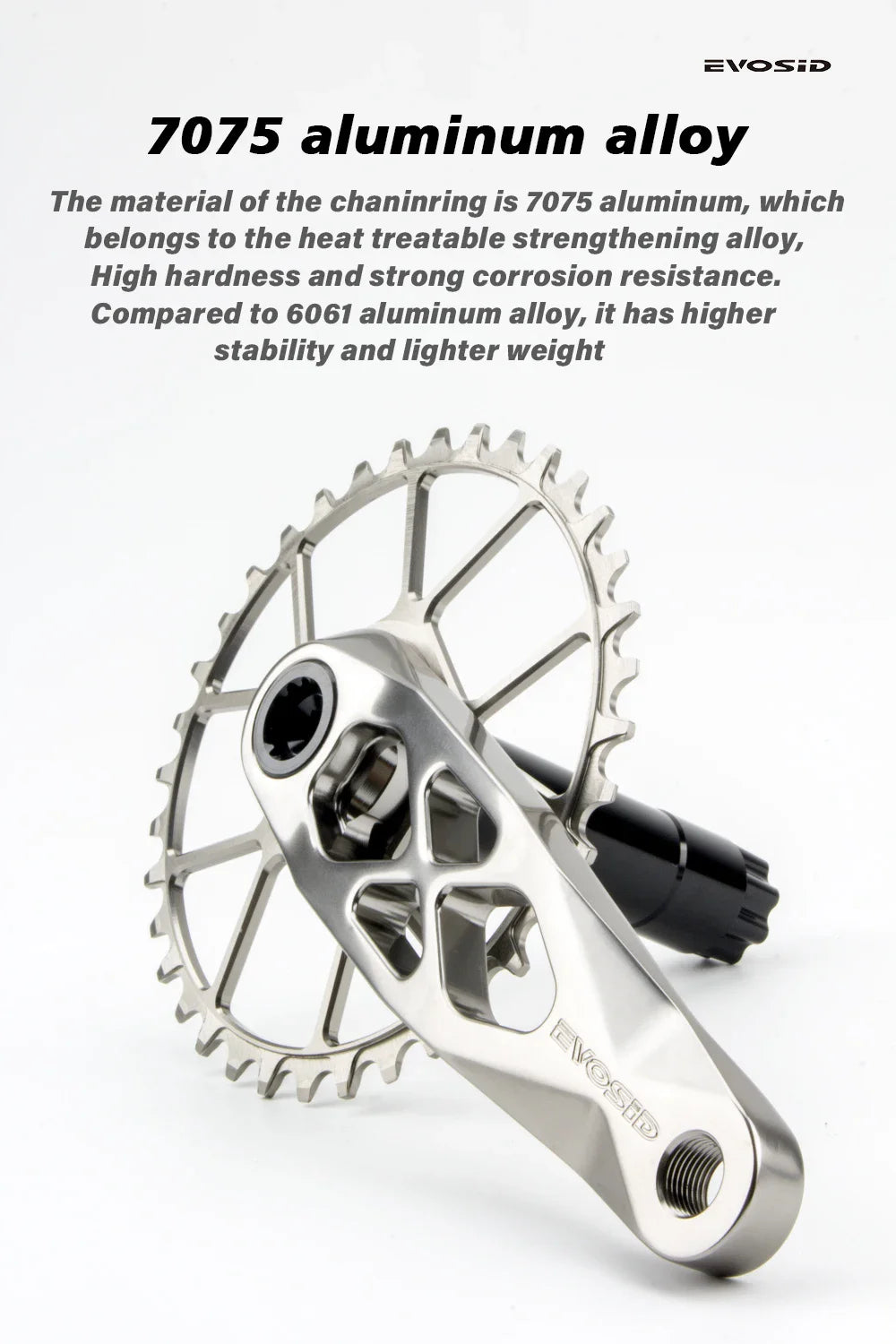 EVOSID Ultralight MTB Crank – DUB Spindle 29mm | 160–175mm