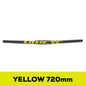 Guidon VTT ULLICYC 3K Carbone Intégral Plat/Rise Guidon Vélo Carbone Pièces VTT Jaune Fluo 31.8*580-740mm