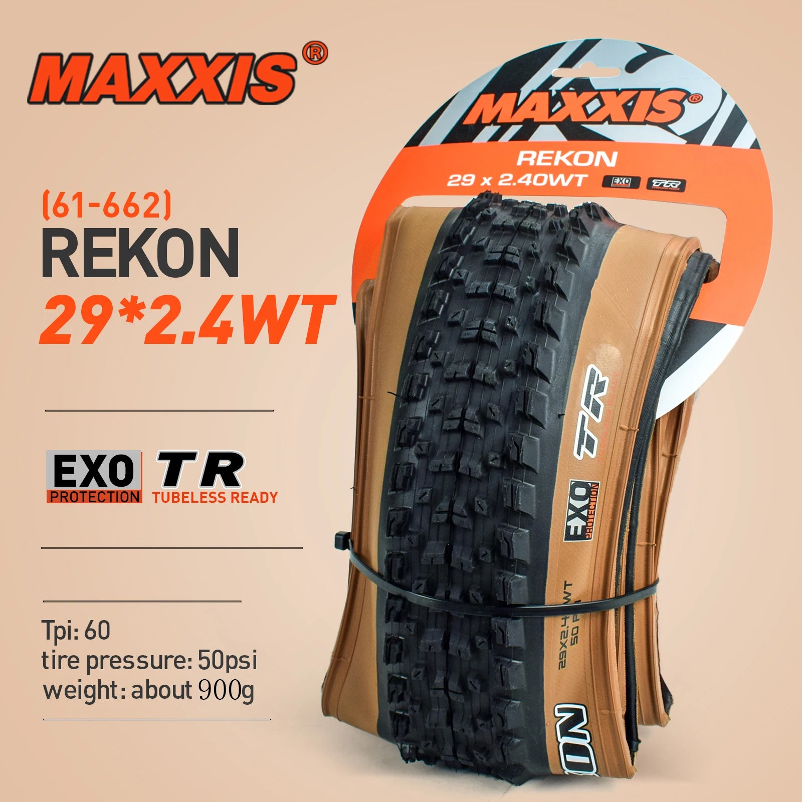 1 St. MAXXIS 29 Tubeless Reifen Rekon 29*2.4 29*2.6 EXO TR MTB Mountainbike Reifen für XC Trails Fahrradteile Fahrradzubehör