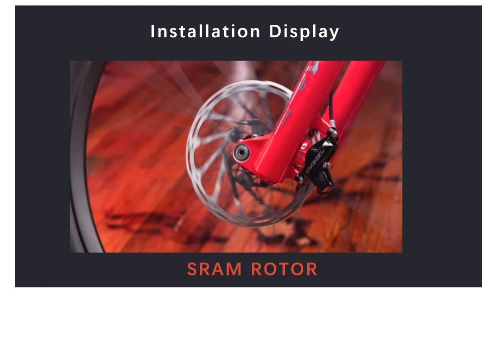 Sram AVID RT56 Bike Brake Rotor Centerline 160 180 203 Hydraulic Disc Brake Rotors With Bolts for MTB Mountain Road Bike Scooter