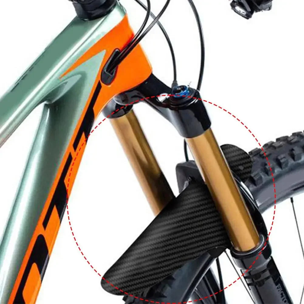 1/2PCS Fahrradschutzblech Carbonmuster Schutzblech MTB Rennrad Faltbares Fahrradschutzblech für Vorder- und Hinterreifen Radschutz Schmutzfänger Teil