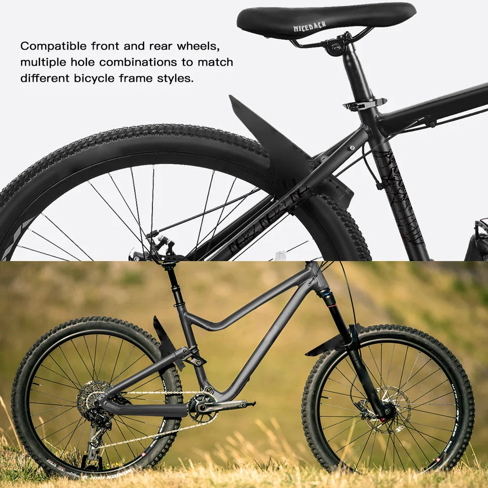 Owl Fahrradschutzbleche Mountain Road Bike Mudguard Radfahren Spritzschutz Vorderrad/Hinterrad Starrgang Flügel Ultraleicht MTB Schutzblech Fahrradteil
