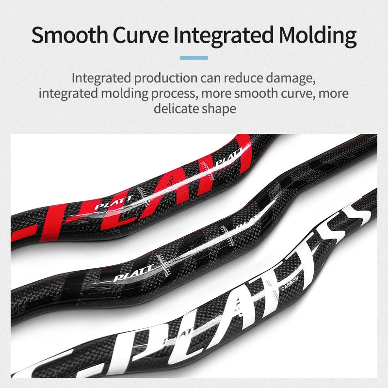 3K Carbonfaser-Lenker für Mountainbike, Riser Bar, 720mm, Rennradlenker, Ultraleicht T700 Schwarz, H002A272