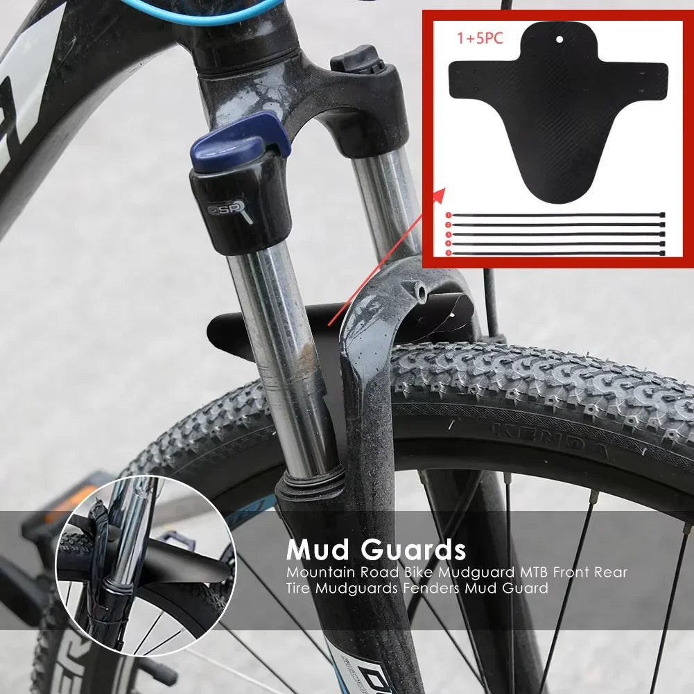 2 Mud Guard Carbon Optik Front/Rear