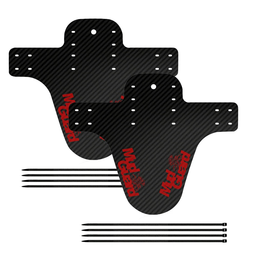 2 x Schutzblech Carbon-Optik vorne/hinten