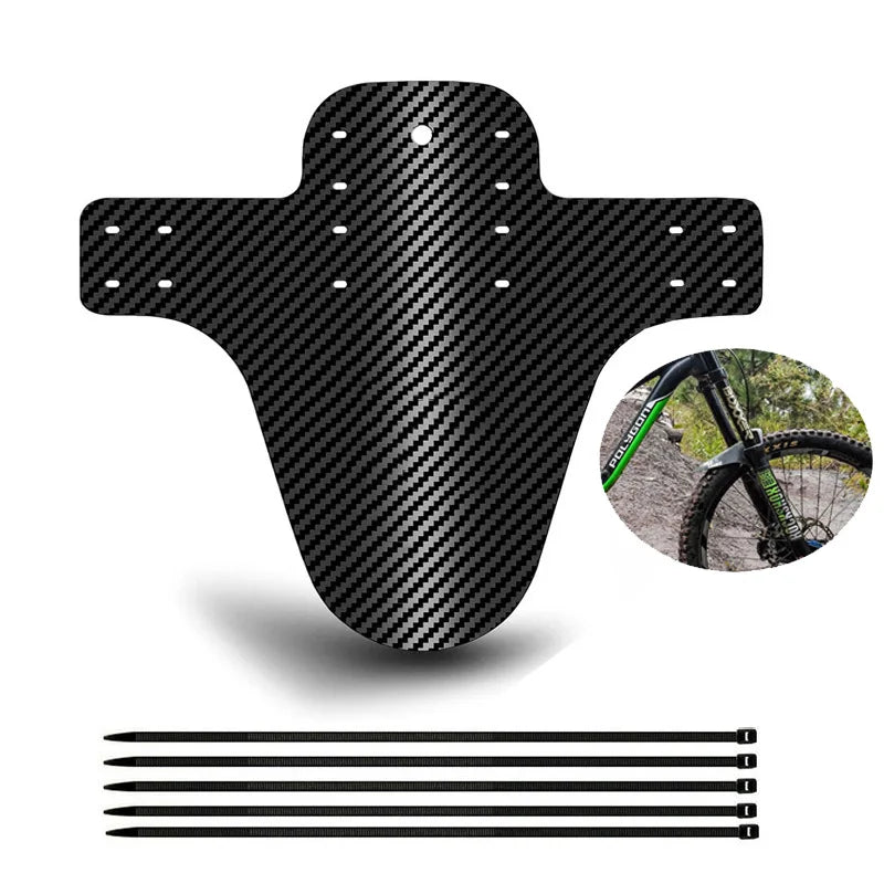 1/2PCS Fahrradschutzblech Carbonmuster Schutzblech MTB Rennrad Faltbares Fahrradschutzblech für Vorder- und Hinterreifen Radschutz Schmutzfänger Teil