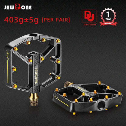 `JAWBONE MTB Flat Pedal | Aluminium 125x104mm CrMo Achse – Trail & Enduro`