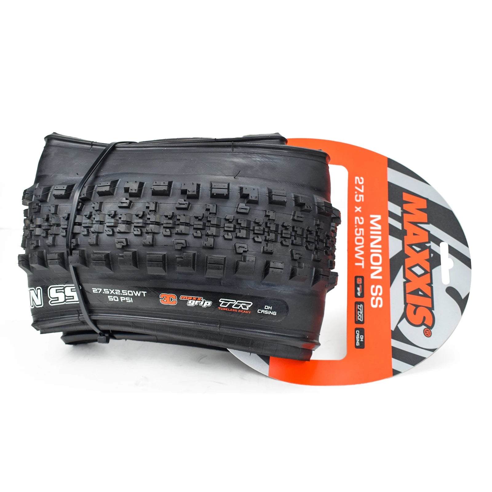 1 Stk. MAXXIS 27.5 MTB Mountainbike Schlauchloser Fahrradreifen 27.5*2.5 Minion SS MAXX GRIP TR DH CASING Semi-Slick Center Fahrradteile