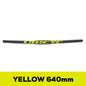 Guidon VTT ULLICYC 3K Carbone Intégral Plat/Rise Guidon Vélo Carbone Pièces VTT Jaune Fluo 31.8*580-740mm