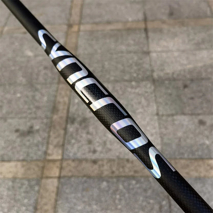 Syncros VTT 3K Cintre plat horizontal en fibre de carbone Cintre de vélo VTT Pièces de vélo 31,8*580-760mm
