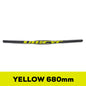 Guidon VTT ULLICYC 3K Carbone Intégral Plat/Rise Guidon Vélo Carbone Pièces VTT Jaune Fluo 31.8*580-740mm