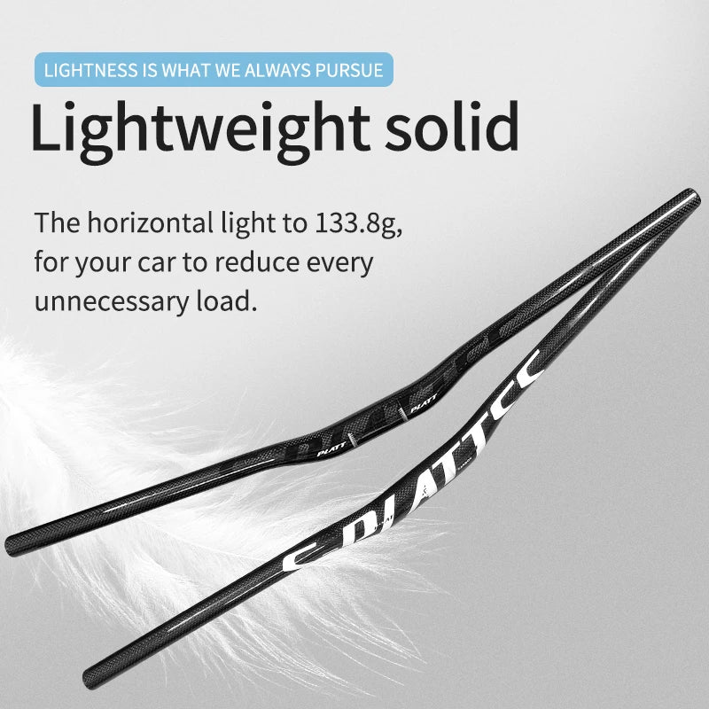 3K Carbonfaser-Lenker für Mountainbike, Riser Bar, 720mm, Rennradlenker, Ultraleicht T700 Schwarz, H002A272