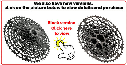 SUNSHINE Ultralight Bicycle Cassette Freewheel Carbon Steel Material 9/10/11/12/13 Speed HG Structure Sprocket for Mountain Bike