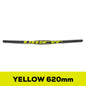 Guidon VTT ULLICYC 3K Carbone Intégral Plat/Rise Guidon Vélo Carbone Pièces VTT Jaune Fluo 31.8*580-740mm