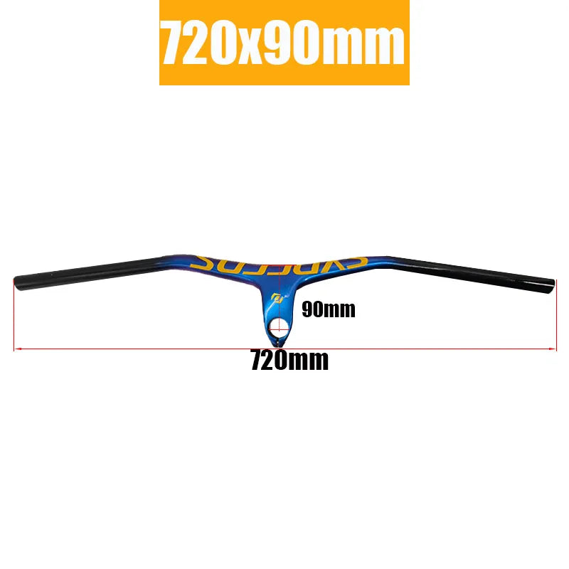 Syncros integriertes Cockpit Carbon Lenker für Mountainbike MTB Fahrradteile 28,6 mm Durchmesser 680-800 mm Breite