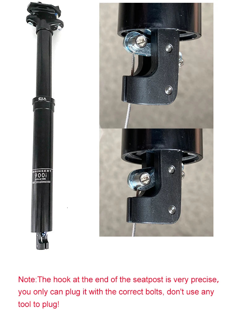 KS Exa Form 900i Dropper MTB-Sattelstütze Hydraulisch Verstellbare Höhe Mountainbike Kabelfernbedienung 30.9 31.6mmSitzrohr