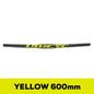 Guidon VTT ULLICYC 3K Carbone Intégral Plat/Rise Guidon Vélo Carbone Pièces VTT Jaune Fluo 31.8*580-740mm