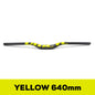 Guidon VTT ULLICYC 3K Carbone Intégral Plat/Rise Guidon Vélo Carbone Pièces VTT Jaune Fluo 31.8*580-740mm