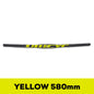 Guidon VTT ULLICYC 3K Carbone Intégral Plat/Rise Guidon Vélo Carbone Pièces VTT Jaune Fluo 31.8*580-740mm