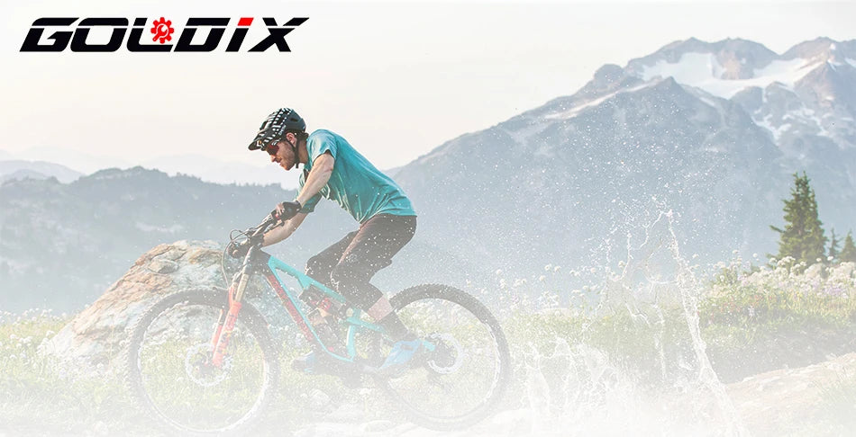 GOLDIX Fahrradkurbelgarnitur 170/175mm Kurbellänge 0mm Offset Direktmontage Kettenblatt 30/32/34/36/38T für Mountainbike Kurbelgarnitur