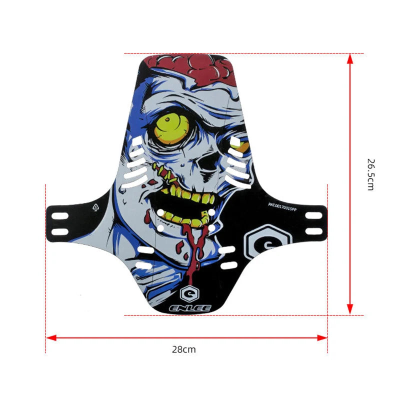 1 Stück MTB Mountain Rennrad Schutzblech Fahrrad Vorderrad Hinterrad Spritzschutz Radfahren Regenplatte 26,5cm PP5 Material Fahrradzubehör