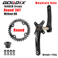 GOLDIX 104BCD MTB Kurbelgarnitur 165mm 170mm 175mm Kurbel Rund/Oval Kettenblatt 32Z/34Z/36Z/38Z Narrow Wide Zähne Ritzel für Mountain
