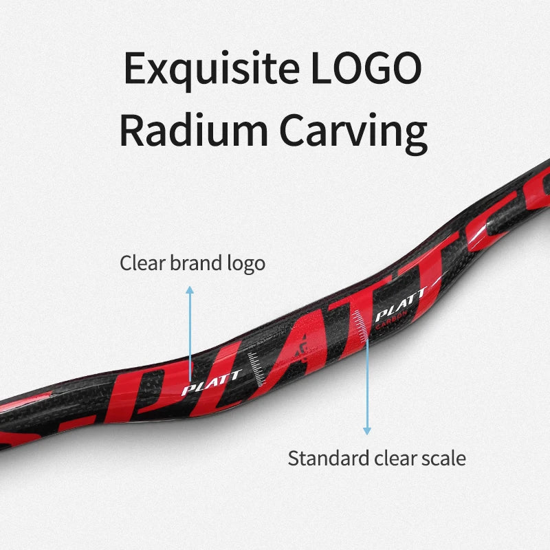 3K Carbonfaser-Lenker für Mountainbike, Riser Bar, 720mm, Rennradlenker, Ultraleicht T700 Schwarz, H002A272