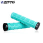 ZTTO 1 paire de poignées AG40 VTT pour vélo à pignon fixe, poignée verrouillable antidérapante, guidon antichoc en caoutchouc, pièces de poignées de vélo