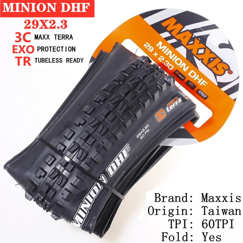 Maxxis Minion DHF (M301Ru) 26x2.3 27.5x2.3/2.5/2.8 29x2.3/2.5 Faltbare Mountainbike-Downhill-Reifen sind verschleißfester