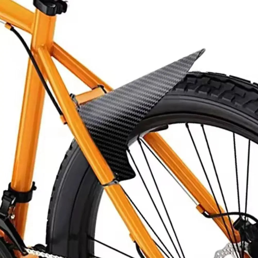 1/2PCS Fahrradschutzblech Carbonmuster Schutzblech MTB Rennrad Faltbares Fahrradschutzblech für Vorder- und Hinterreifen Radschutz Schmutzfänger Teil