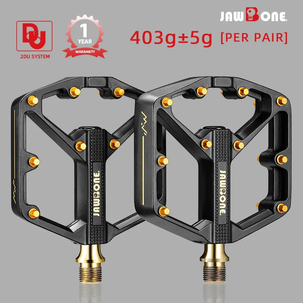 `JAWBONE MTB Flat Pedal | Aluminium 125x104mm CrMo Achse – Trail & Enduro`