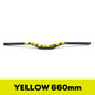 Guidon VTT ULLICYC 3K Carbone Intégral Plat/Rise Guidon Vélo Carbone Pièces VTT Jaune Fluo 31.8*580-740mm