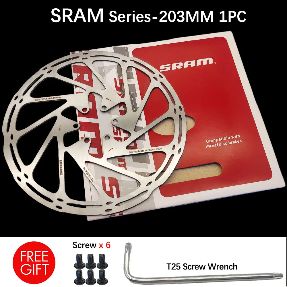 Sram AVID RT56 Bike Brake Rotor Centerline 160 180 203 Hydraulic Disc Brake Rotors With Bolts for MTB Mountain Road Bike Scooter