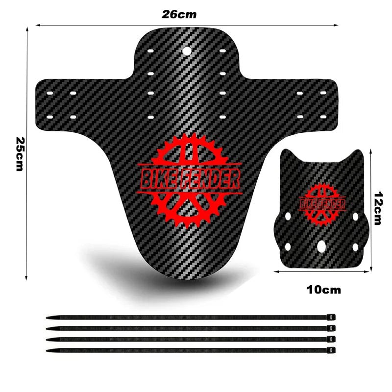 Owl Fahrradschutzbleche Mountain Road Bike Mudguard Radfahren Schutzblech Vorder-/Hinterrad Fix Gear Flügel Ultraleicht MTB Schutzblech Fahrradteil