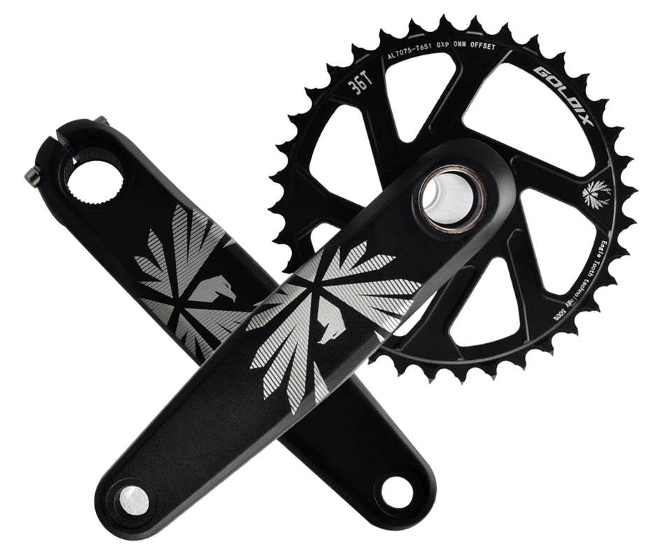 GOLDIX MTB Crankset – 1x | 30/32/34/36/38T | BSA 68/73mm | 170/175mm | GXP incl. Bottom Bracket